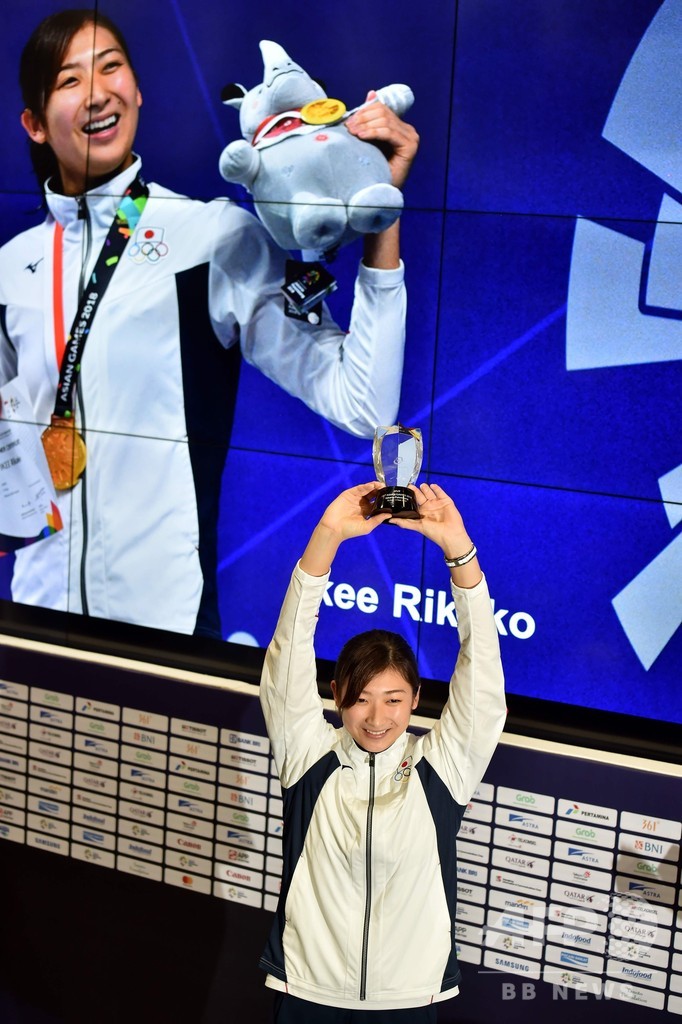 競泳6冠の池江璃花子がMVP受賞、アジア大会