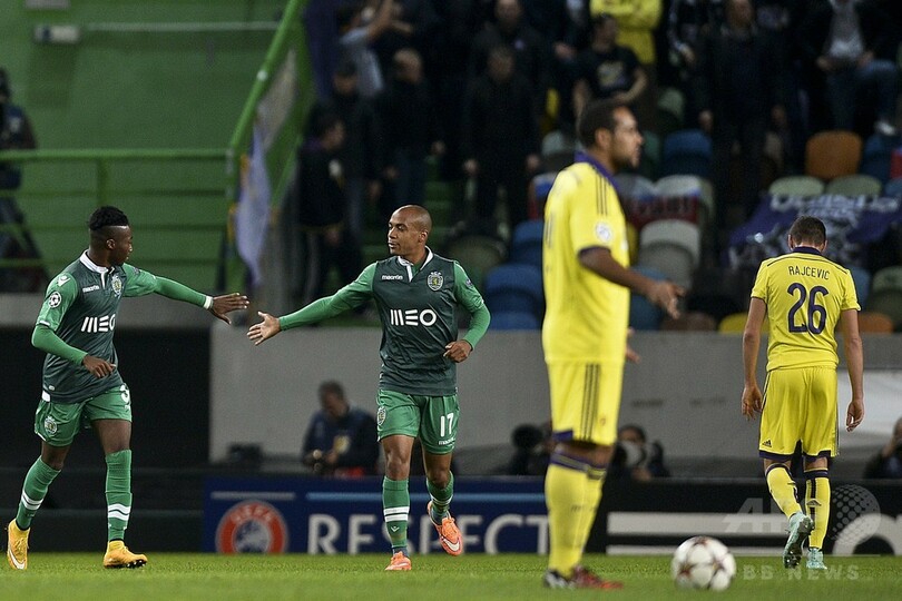 スポルティング、勝利でグループ2位に浮上 欧州CL