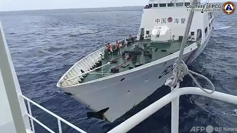 中国・フィリピン、南シナ海での船舶衝突めぐり応酬