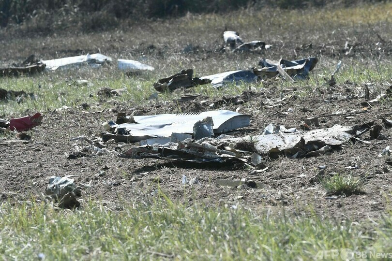 ウクライナの輸送機、ギリシャで墜落 8人死亡