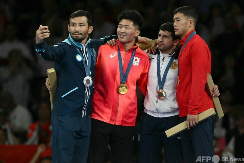 日下尚 レスリング男子グレコ77キロ級で金メダル パリ五輪
