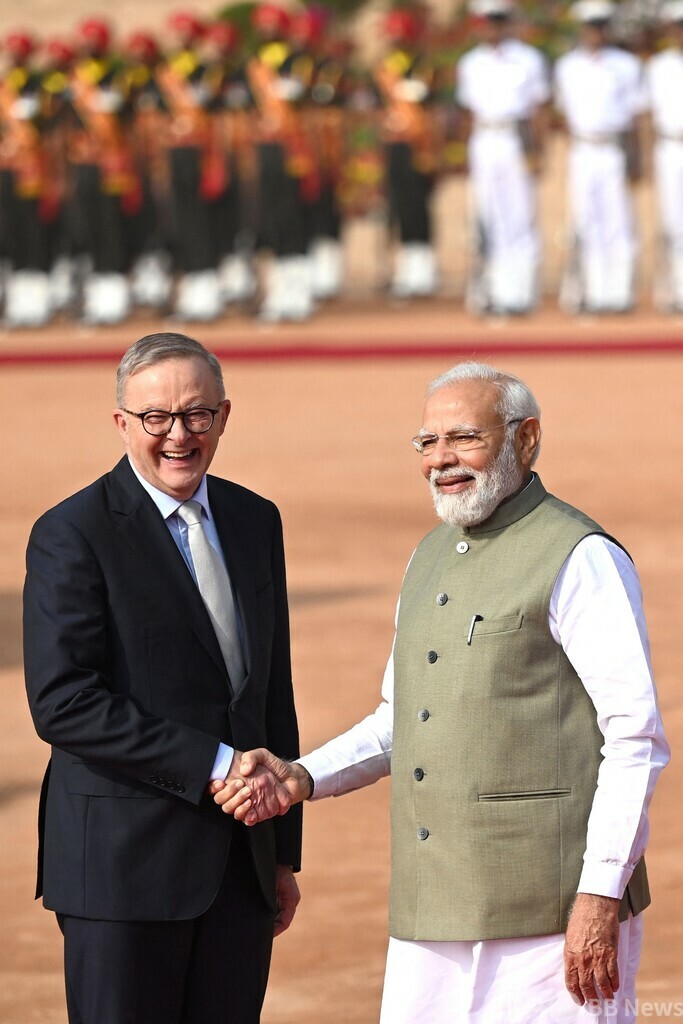 豪印、安保で連携強化へ 首脳会談で一致