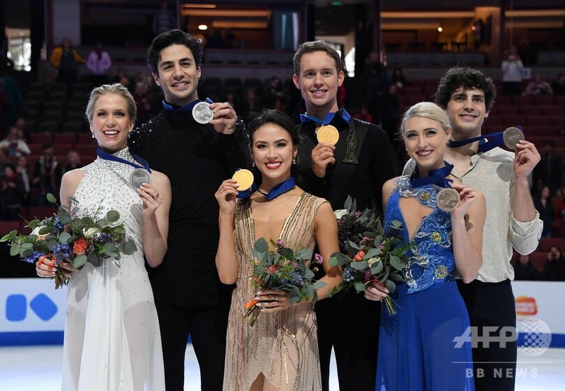 チョーク/ベイツ組がアイスダンス制す、四大陸選手権で初優勝