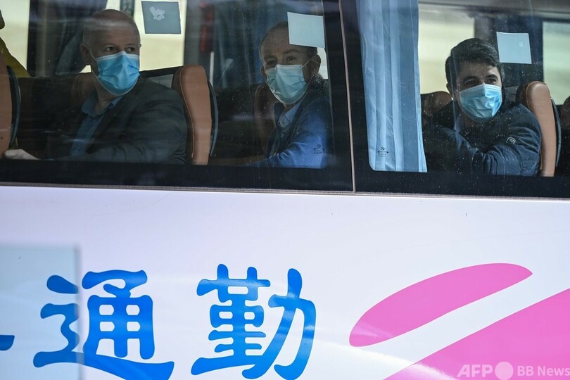 武漢入りのWHO調査団、検疫終了 注目のコロナ起源調査開始へ