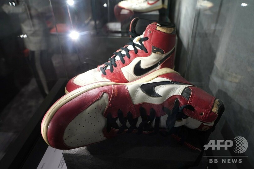 本人着用のエアジョーダンが競売に、史上最高額で落札か
