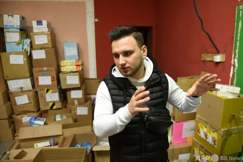 得意分野で貢献、後方支援に当たるウクライナ市民