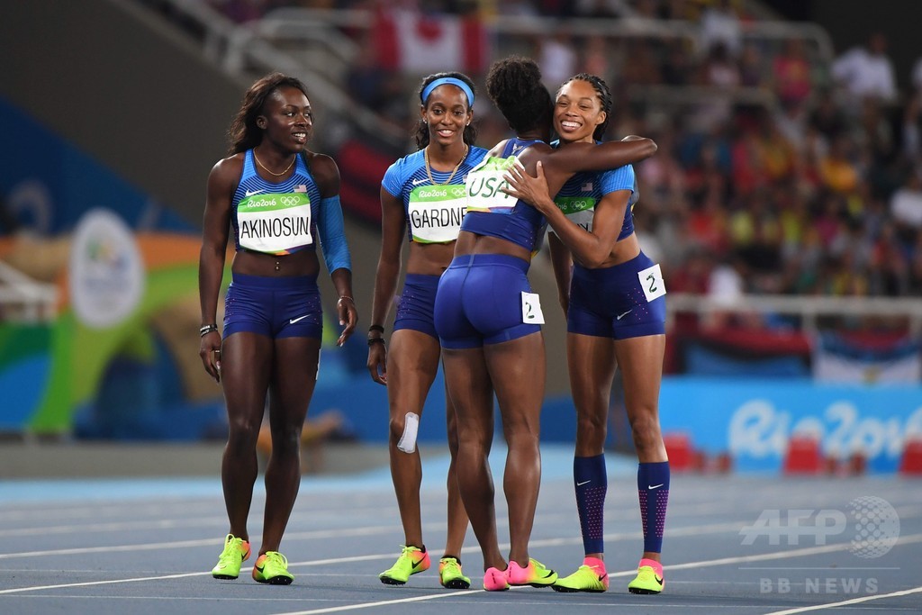 米国が異例の単独再レースで決勝進出 中国の敗退決まる 女子400m