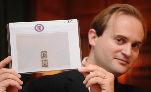 孫文の切手2枚、5600万円で落札 写真3枚 国際ニュース：AFPBB News