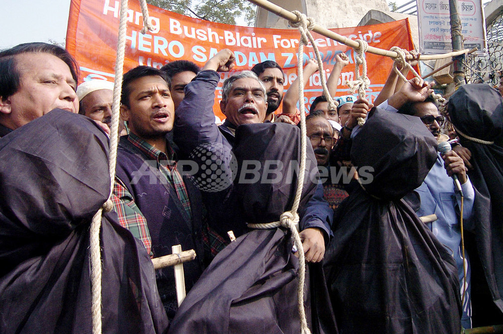 フセイン元大統領死刑執行は「英雄の処刑」 バングラデシュ 写真6枚 国際ニュース：AFPBB News