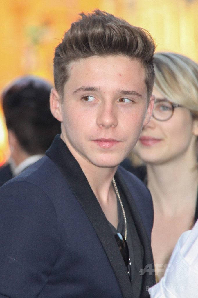 ベッカム家の長男ブルックリン君、キャンペーンモデルに初挑戦