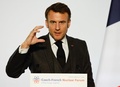フランスのエマニュエル・マクロン大統領（2024年3月5日撮影）。(c)Ludovic MARIN / AFP