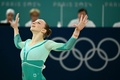 パリ五輪、体操女子種目別ゆか決勝。演技に臨むルーマニアのアナ・バルボス選手（2024年8月5日撮影）。(c)Loic VENANCE / AFP