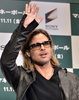11日から全国公開となる映画『マネー・ボール（Moneyball）』の主演俳優ブラッド・ピット（Brad Pitt）が10日、来日会見を行った。会場には、ゲストとして女優吹石一恵（Kazue Fukiishi）も登場した。写真は、笑顔を見せるピット（2011年11月10日撮影）。(c)AFP/Yoshikazu TSUNO 

&lt;a href=&quot;http://www.afpbb.com/article/entertainment/news-entertainment/2839947/8059373&quot;&gt;&lt;b&gt;【関連記事】ブラピ、震災日本の「不屈の魂」を称賛 「勇気付けられる」&lt;/b&gt;&lt;/a&gt;