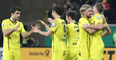 ドルトムントがフランクフルト退け準決勝進出、ドイツ杯