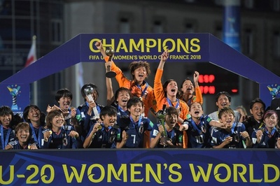 日本がU-20女子W杯で初優勝！ スペインに3発快勝