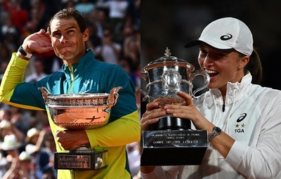 ナダルとシフィオンテク、ITFの22年世界チャンピオンに選出