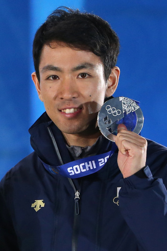 銀の渡部暁斗にメダル授与、ソチ五輪