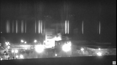 ウクライナ原発の火災鎮火、死傷者なし