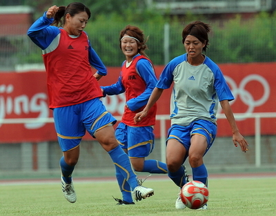 日本女子 ドイツとの3位決定戦を控え最終調整