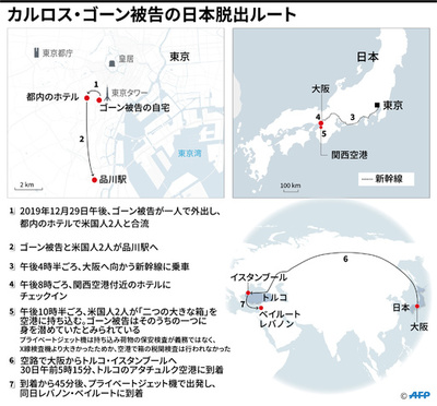 ゴーン被告のレバノン逃亡から1年、日本脱出ルートを振り返る