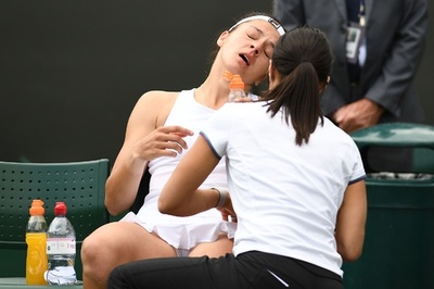 ガスパリアンが無念の棄権、あと2Pでスビトリーナ撃破も ウィンブルドン