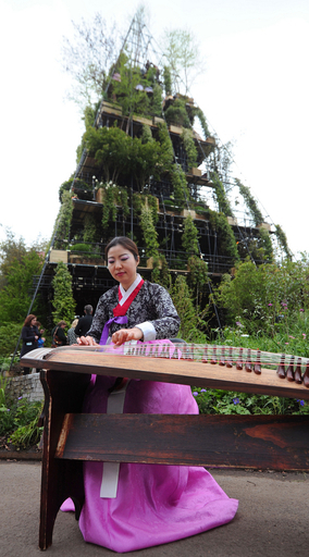 ガーデニングという名の芸術、英チェルシー・フラワーショー
