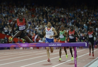 ケンボイが2度目の金メダル、男子3000メートル障害