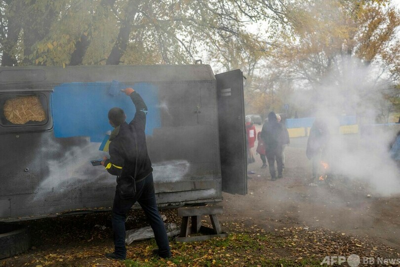 ロシア軍、ヘルソンでも「戦争犯罪400件以上」 ゼレンスキー大統領