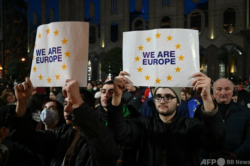 ロシア離れ進む若者、夢はEU加盟 ジョージア