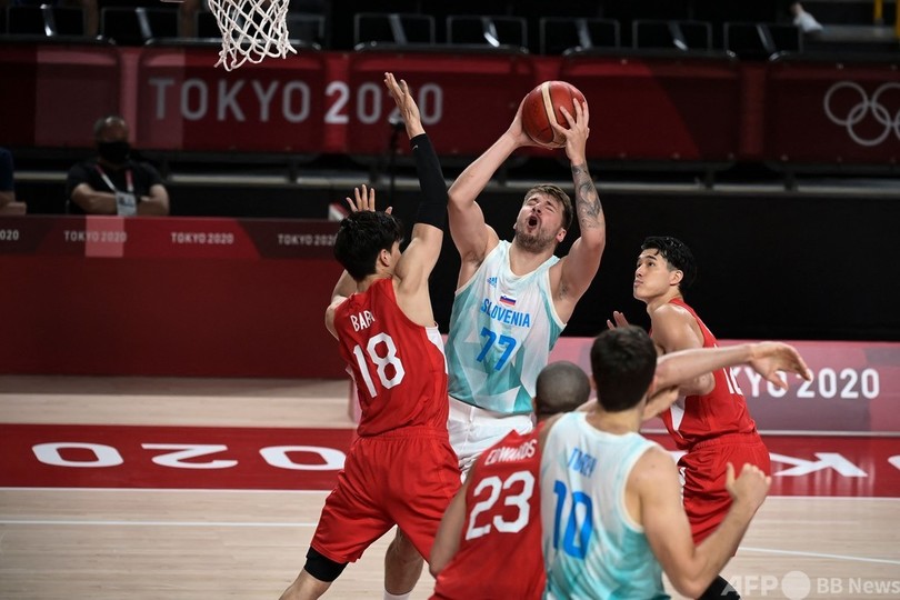 バスケ男子日本が連敗、スロベニアはドンチッチが25得点