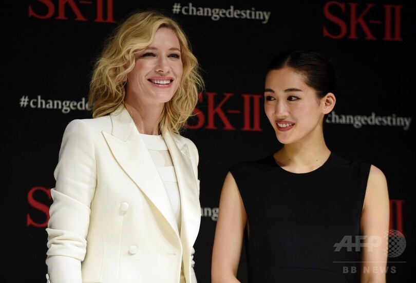 ケイト・ブランシェットさん、都内で「SK-II」イベントに