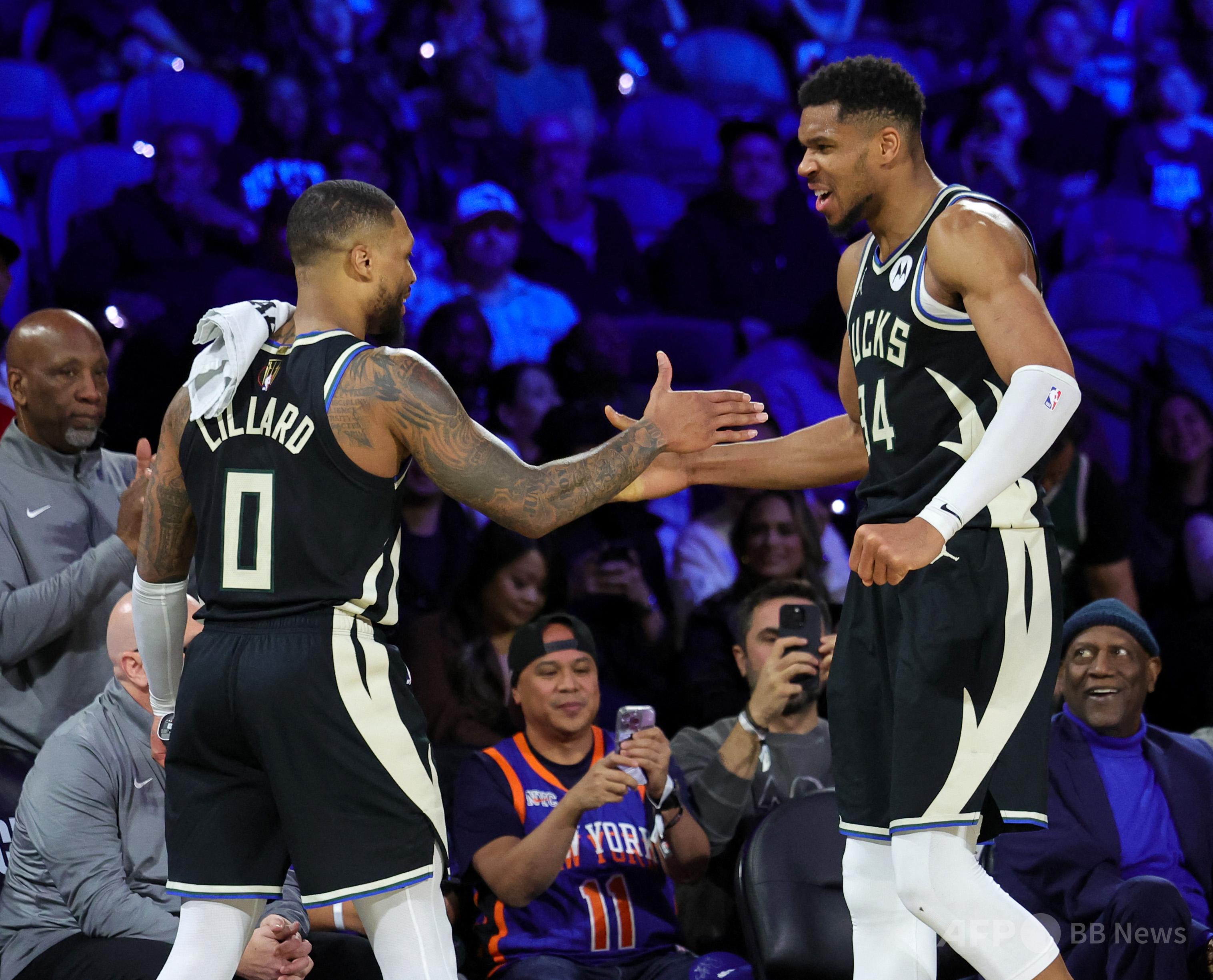 バックスがサンダー下しNBAカップ優勝 ヤニスがトリプルダブルの躍動