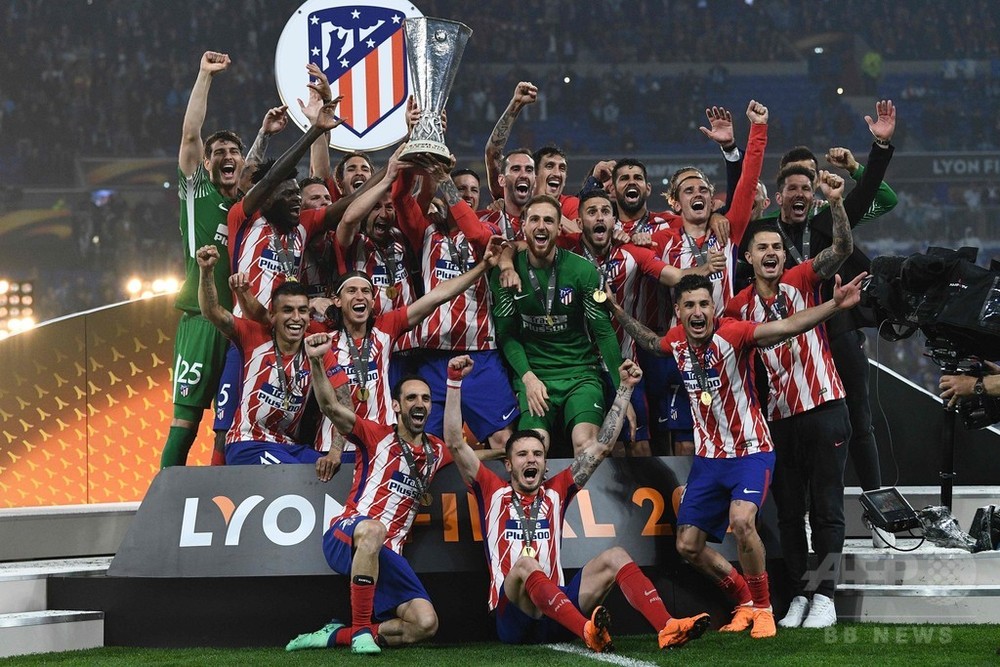 アトレティコがマルセイユ下しEL制覇、グリーズマンが2得点 写真29枚