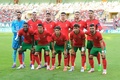 サッカー国際親善試合、ポルトガル対アイルランド。試合前の写真撮影に臨むポルトガルの選手（2024年6月11日撮影）。(c)MIGUEL RIOPA / AFP