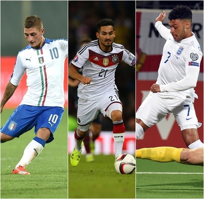 ギュンドアンにヴェッラッティ、チェンバレンが欧州選手権欠場へ