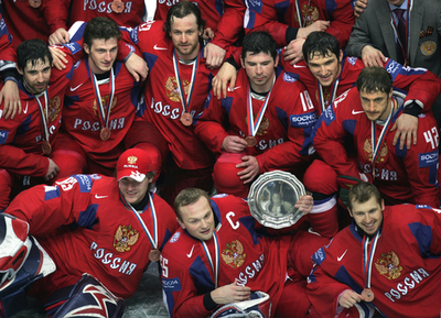 ＜アイスホッケー 世界選手権大会2007＞ロシア スウェーデンを降し銅メダルを獲得 - ロシア