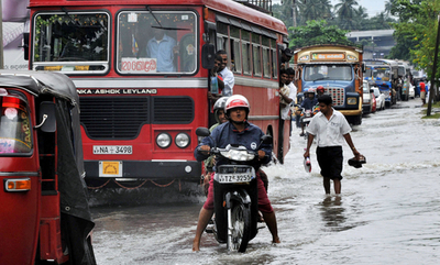 スリランカ、モンスーンの豪雨で7人死亡、7万3000人が避難