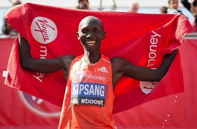 キプサングが大会新で優勝、ファラーは8位 ロンドン・マラソン