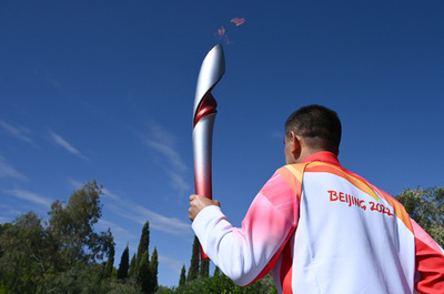 聖火リレーは一般公開なし 北京冬季五輪、新型コロナ対策