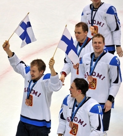 男子ホッケー フィンランドが銅メダル、バンクーバー冬季五輪