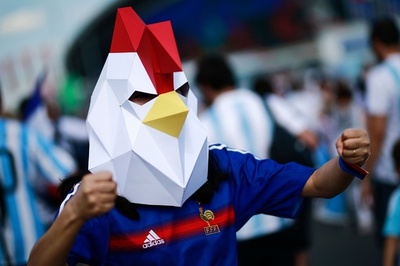 【写真特集】熱狂もワールドクラス！ W杯決勝Tで声援送るサポーター