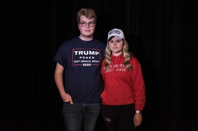 2020年、トランプ氏支持する大統領選初投票の若者たち