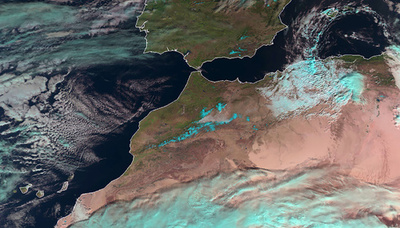 サハラ砂漠に雪、37年ぶり