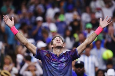 デルポトロがティエムに劇的勝利、マッチポイント2本しのぎ全米OP8強