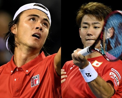 日本が初日2連勝、ダニエルと西岡がストレート勝ち デ杯