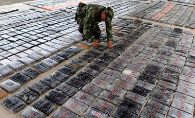 コカイン3.5トン、コロンビア当局が押収