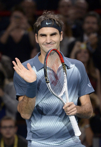 フェデラーが初戦白星、ツアー・ファイナル出場決定 パリ・マスターズ