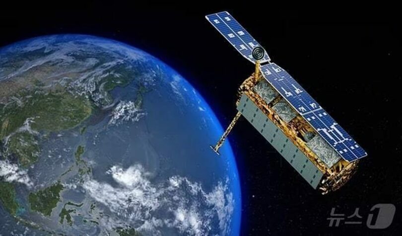 韓国の多目的実用衛星アリラン6号の想像図＝韓国航空宇宙研究院提供(c)news1