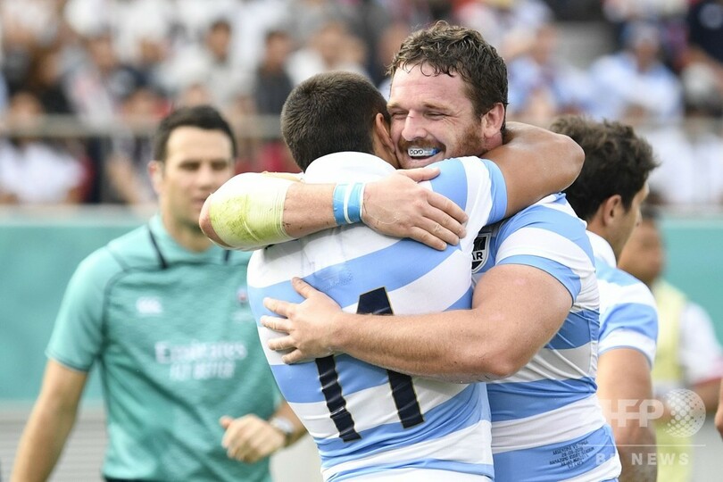 アルゼンチンがトンガ下す、前半4トライでBP獲得 ラグビーW杯