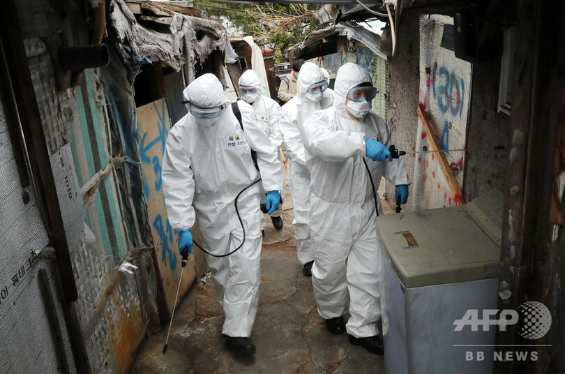 新型ウイルス、韓国の新規感染者142人 前日から大幅減